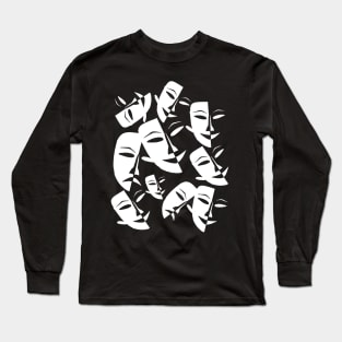 MASK FACE Long Sleeve T-Shirt